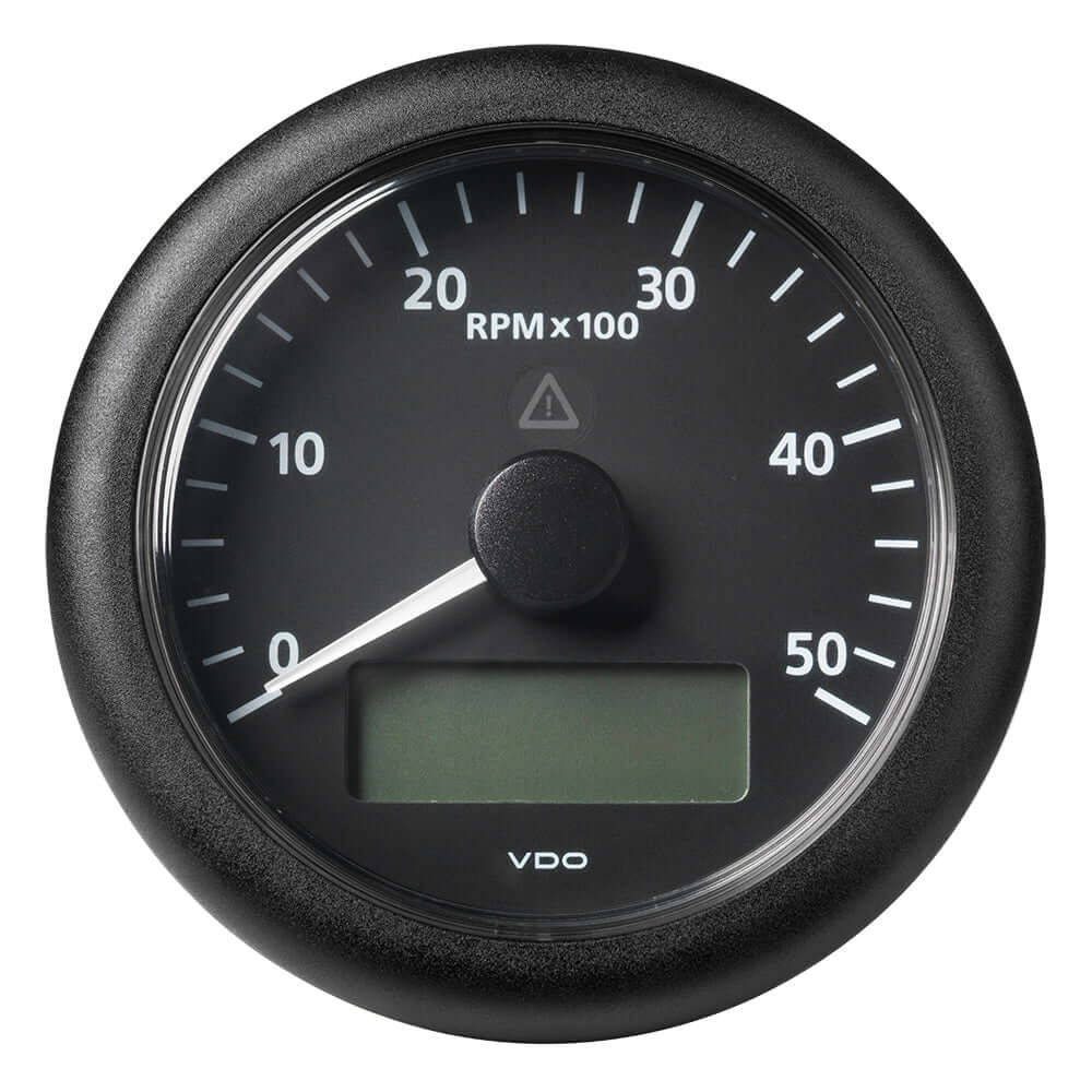 Veratron 3-3/8" (85MM) ViewLine Tachometer w/Multi-Function Display - 0 to 5000 RPM - Black Dial  Bezel [A2C59512392] - wetsquad