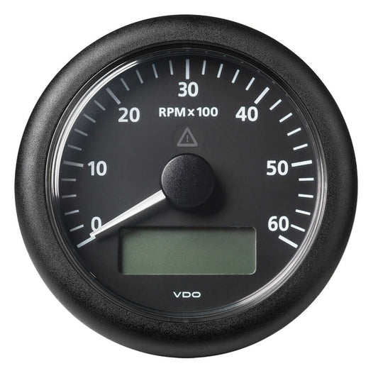 Veratron 3-3/8" (85MM) ViewLine Tachometer w/Multi-Function Display - 0 to 6000 RPM - Black Dial  Bezel [A2C59512393] - wetsquad