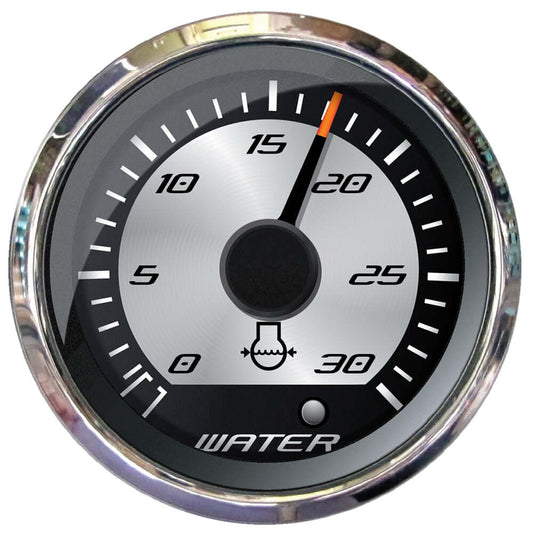 Faria Platinum 2" Water Pressure Gauge - 30 PSI [22023] - wetsquad