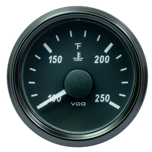 VDO SingleViu 52mm (2-1/16") Water Temp. Gauge - 250 F - 291-22 OHM [A2C3833350030] - wetsquad