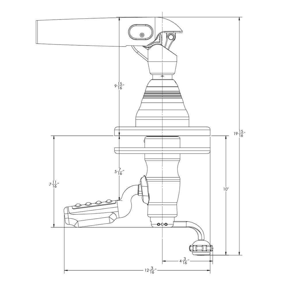 TACO GS-500 Grand Slam Outrigger Mounts *Only Accepts CF-HD Poles [GS-500] - wetsquad