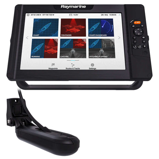 Raymarine Element 12 HV Combo w/HV-100 Transom Mount Transducer  Lighthouse North America Chart [E70536-05-102] - wetsquad