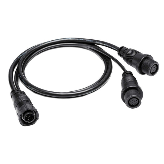 Humminbird 14 M ID SIDB Y - SOLIX/APEX Side Imaging  2D Splitter Cable [720111-1] - wetsquad