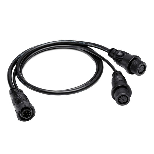 Humminbird 14 M SILR Y - SOLIX/APEX Side Imaging Left-Right Splitter Cable [720112-1] - wetsquad