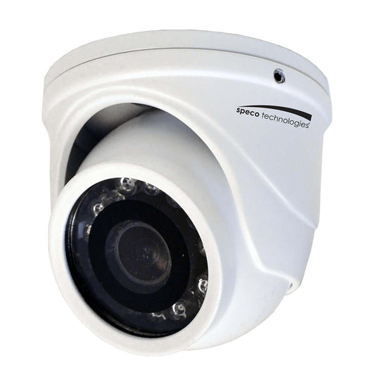 Speco 4MP HD-TVI Mini Turret Camera 2.9mm Lens - White Housing [HT471TW] - wetsquad