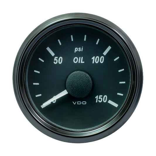 VDO SingleViu 52mm (2-1/16") Oil Pressure Gauge - 150 PSI [A2C3833240030] - wetsquad