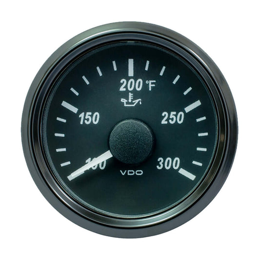 VDO SingleViu 52mm (2-1/16") Oil Temp. Gauge - 300 F - 322-18 Ohm [A2C3833410030] - wetsquad