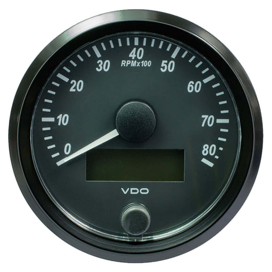 VDO SingleViu 80mm (3-1/8") Tachometer - 8000 RPM [A2C3833020030] - wetsquad