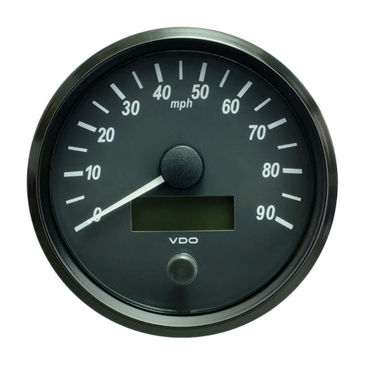 VDO SingleViu 100mm (4") Speedometer - 90 MPH [A2C3832870030] - wetsquad