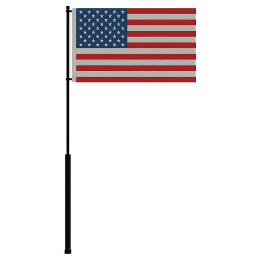 Mate Series Flag Pole - 36" w/USA Flag [FP36USA] - wetsquad