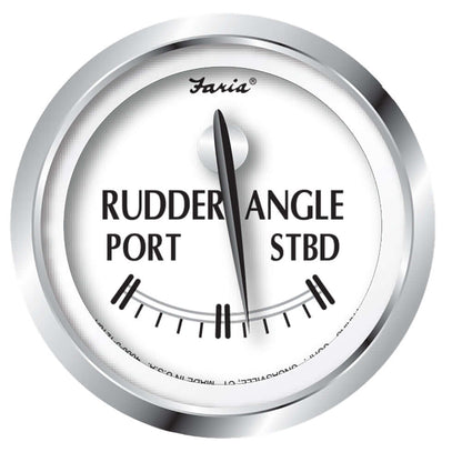 Faria Newport SS 2" Rudder Angle Indicator Gauge [25006] - wetsquad