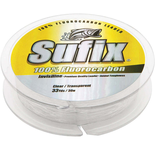 Sufix 100% Fluorocarbon Invisiline Leader - 60lb - 33yds [683-060] - wetsquad