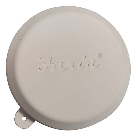 Faria 2" Gauge Weather Cover - White [F91401] - wetsquad