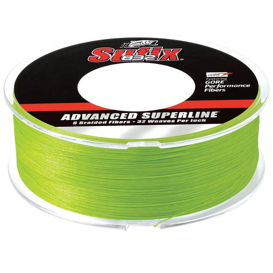 Sufix 832 Advanced Superline Braid - 15lb - Neon Lime - 600 yds [660-215L] - wetsquad