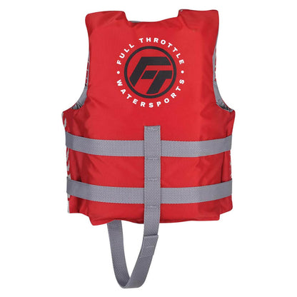 Life Vests - Full Throttle Child Nylon Life Jacket - Red [112200-100-001-22]