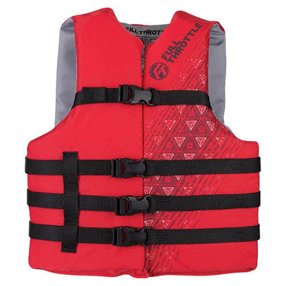 Life Vests - Full Throttle Adult Oversized Ski Life Jacket - Red [112000-100-005-22]