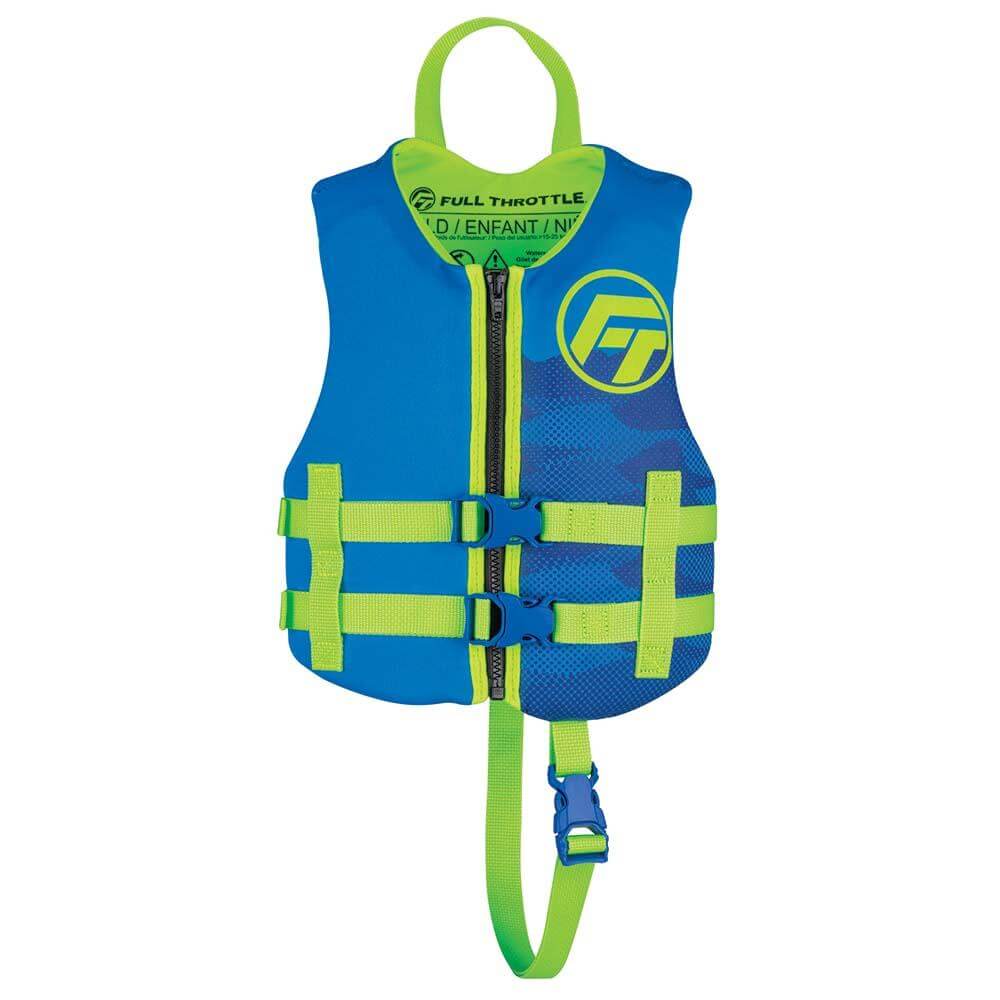 Life Vests - Full Throttle Child Rapid-Dry Life Jacket -Blue [142100-500-001-22]