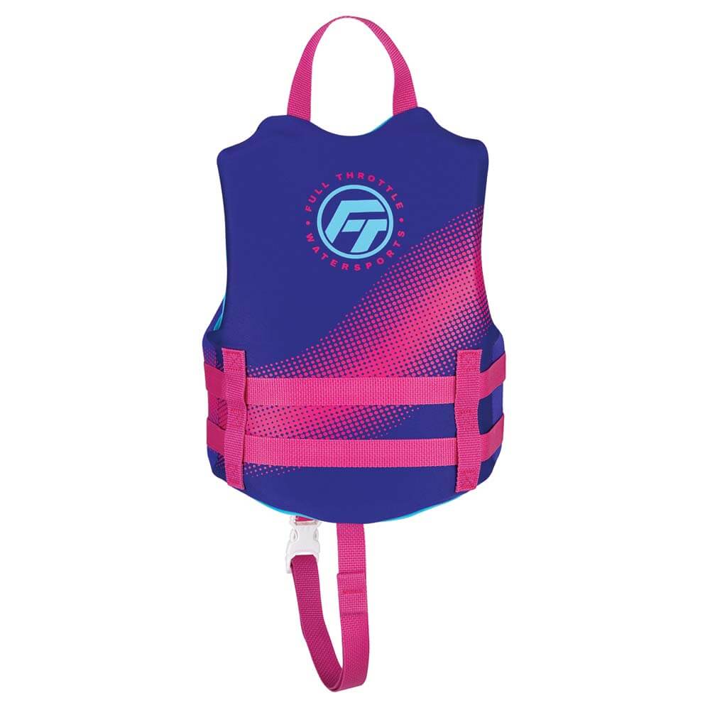 Life Vests - Full Throttle Child Rapid-Dry Life Jacket -Purple [142100-600-001-22]