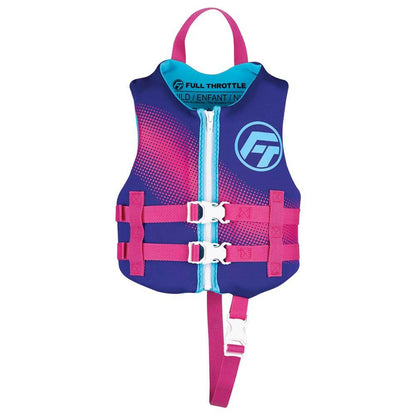 Life Vests - Full Throttle Child Rapid-Dry Life Jacket -Purple [142100-600-001-22]