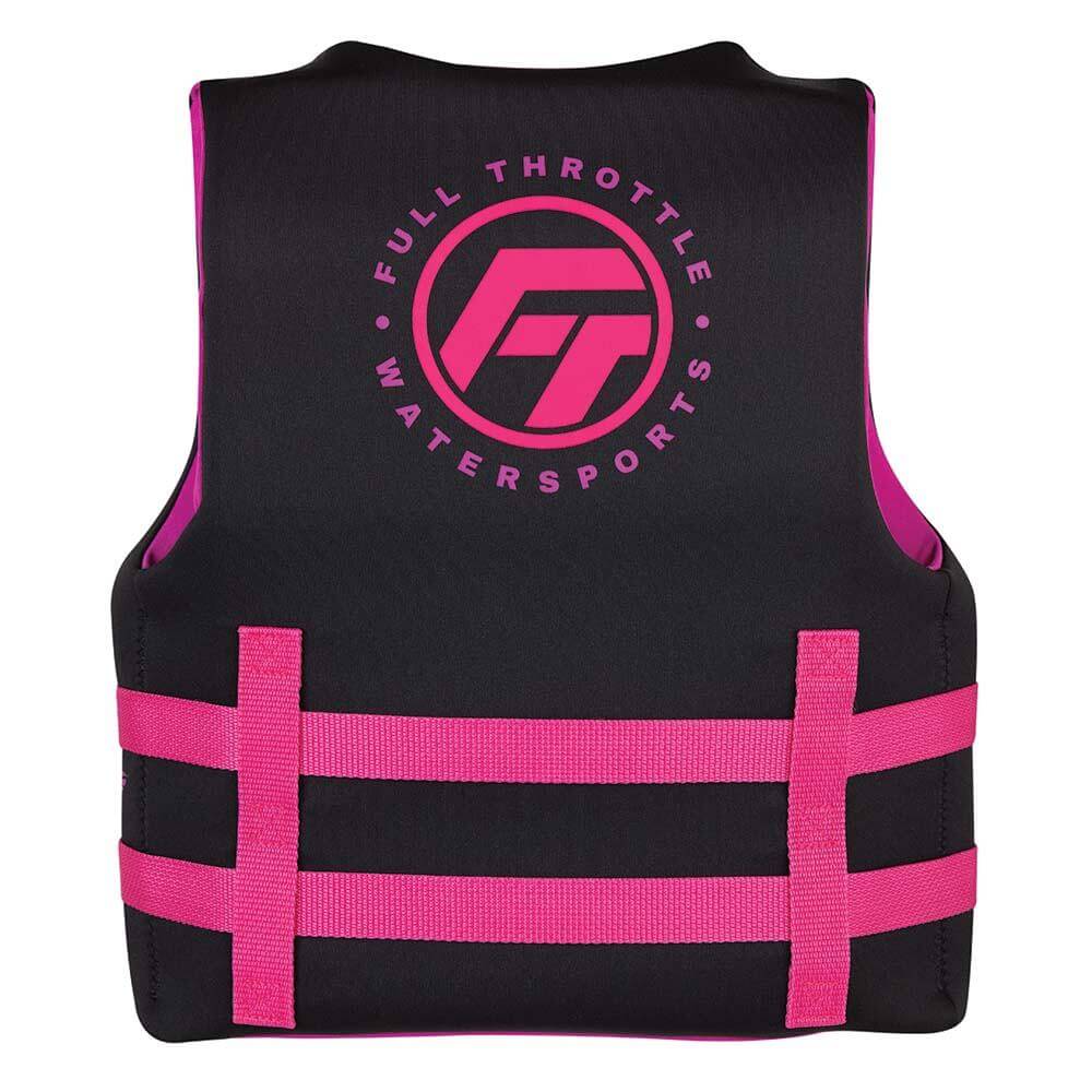 Life Vests - Full Throttle Youth Rapid-Dry Life Jacket - Pink/Black [142100-105-002-22]