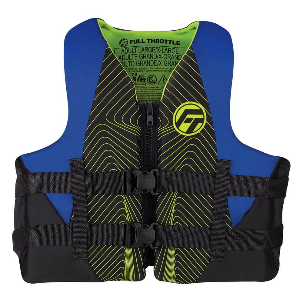 Life Vests - Full Throttle Adult Rapid-Dry Life Jacket - S/M - Blue/Black [142100-500-030-22]