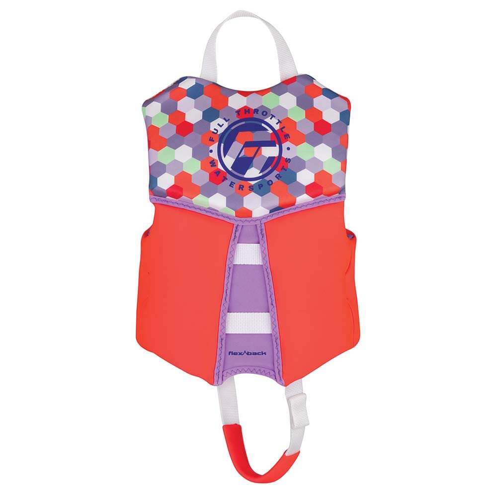 Life Vests - Full Throttle Child Rapid-Dry Flex-Back Life Jacket - Pink [142500-105-001-22]