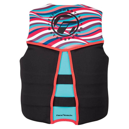 Life Vests - Full Throttle Womens Rapid-Dry Flex-Back Life Jacket - Womens L - Pink/Black [142500-105-840-22]