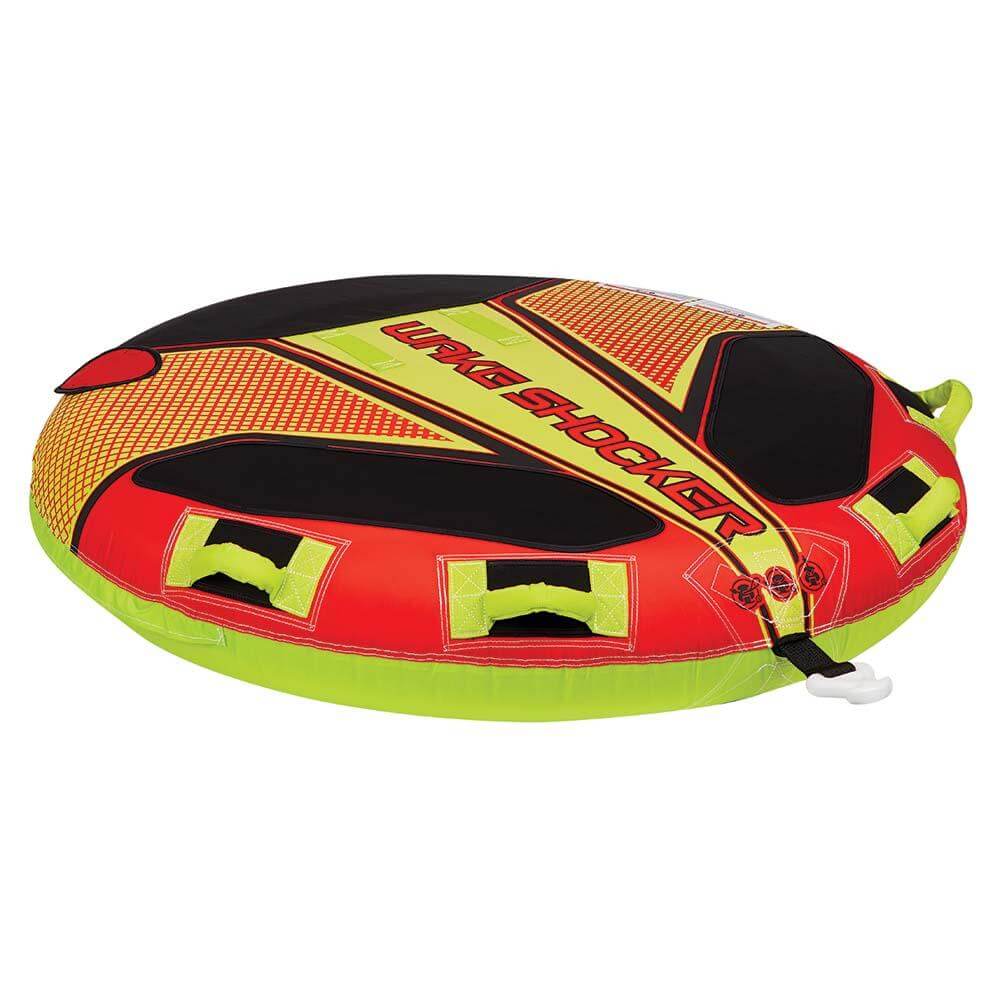 Towables - Full Throttle Wake Shocker Towable Tube - 2 Rider - Red [302400-100-002-21]