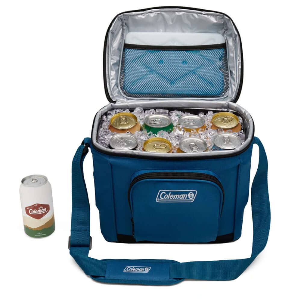 Coleman Chiller 16-Can Soft-Sided Portable Cooler - Deep Ocean [2158119] - wetsquad