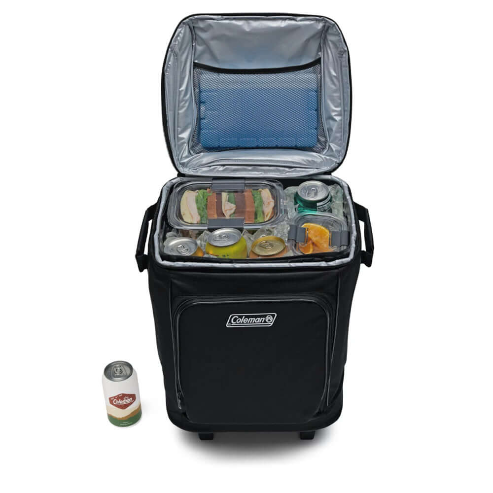 Coleman CHILLER 42-Can Soft-Sided Portable Cooler w/Wheels - Black [2158136] - wetsquad