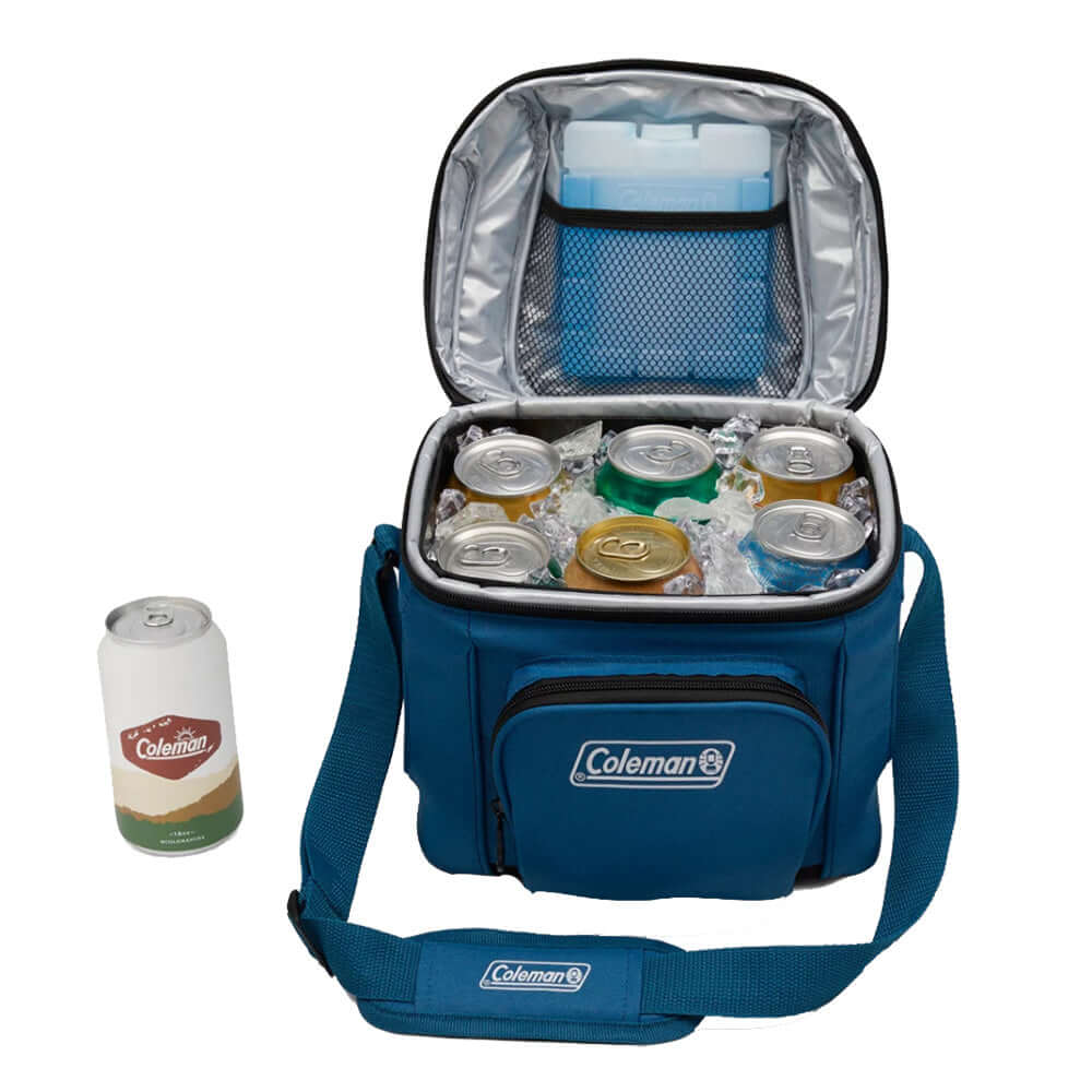 Coleman CHILLER 9-Can Soft-Sided Portable Cooler - Deep Ocean [2158134] - wetsquad